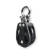 RiaYer double sheave marine block featuring hybrid T316 stainless steel and nylon body.