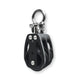 RiaYer double sheave marine block featuring hybrid T316 stainless steel and nylon body.