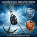 RiaYer heavy duty marine pulley block lifting an anchor demonstrating 800 lbs working load and 3100 lbs breaking strength