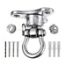 RiaYer heavy duty swivel swing hanger kit including screws for wood and concrete mounting.
