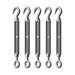 RiaYer 304 stainless steel hook and eye turnbuckles in multiple sizes
