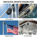Multi-purpose applications of RiaYer marine pulley including sailing rigging kayak anchor trolley flagpole and home gym