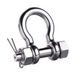 RiaYer silver 316 stainless steel bolt type anchor bow shackle