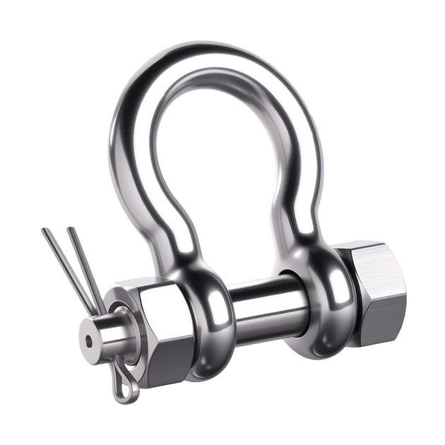 RiaYer silver 316 stainless steel bolt type anchor bow shackle