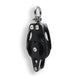 RiaYer single swivel becket block marine pulley with T316 stainless steel hardware.