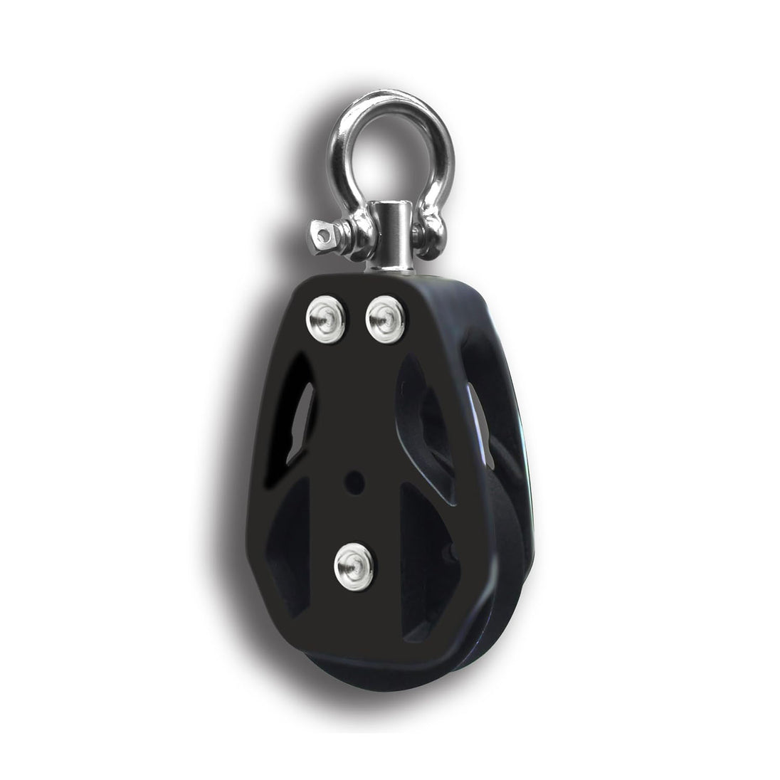 	RiaYer single swivel marine pulley block with 360 degree rotation head.