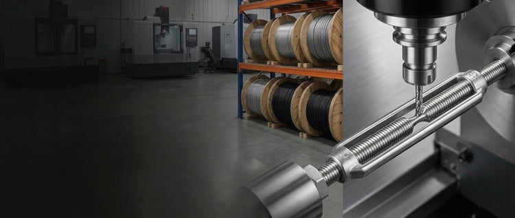 RiaYer stainless steel hardware factory production line for cable railing and marine hardware