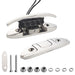 RiaYer 316 stainless steel flip up folding boat cleat with backing plate and hardware