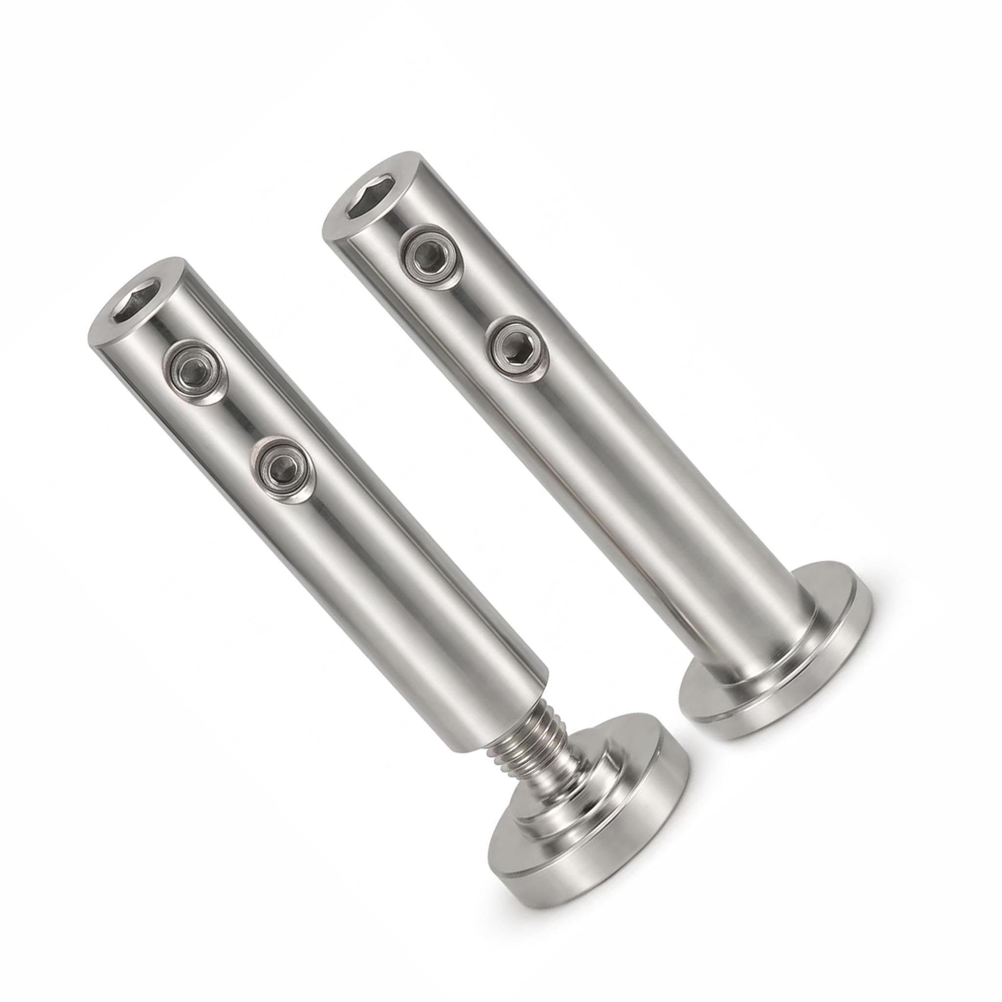RiaYer 1/8 inch swageless cable railing kit showing invisible tensioners and hardware components