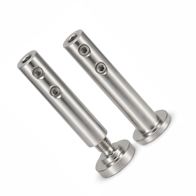 RiaYer 1/8 inch swageless cable railing kit showing invisible tensioners and hardware components