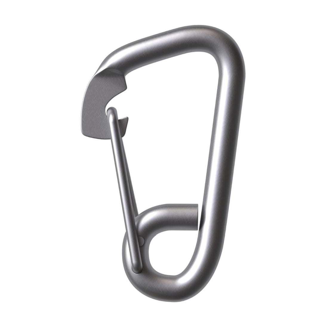 Durable and rust-proof marine hardware stainless steel snap hook link, designed for quick and reliable rope or chain connections on sailboats.