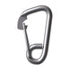 Durable and rust-proof marine hardware stainless steel snap hook link, designed for quick and reliable rope or chain connections on sailboats.