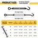 Rustproof and weatherproof features of black 304 stainless steel turnbuckle