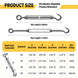 Rustproof and weatherproof features of 304 stainless steel turnbuckle