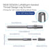 Silver invisible swage cable railing kit including cobalt drill bit and custom wrench