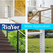 Clean view of a stainless steel cable railing system with invisible fittings
