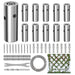 RiaYer T316 stainless steel wire trellis kit including hubs wire rope and hardware