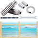 Rust proof T316 stainless steel cable railing hardware perfect for coastal deck installations.