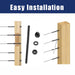 	Step by step installation guide for through post threaded stud tensioner