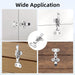 Wide applications of RiaYer marine latches on cabinets, lockers, and boat hatches.