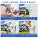 Versatile applications for flag holder on trucks, houses, and docks