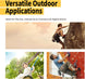 Versatile outdoor applications for RiaYer snap hooks including climbing and swing sets.