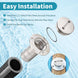 Dual seal watertight design with rubber flange gasket for boat fuel tank
