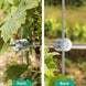 Front and back view of the RiaYer wire rope cross clamp securing two 1/8 cables at a 90 degree angle.
